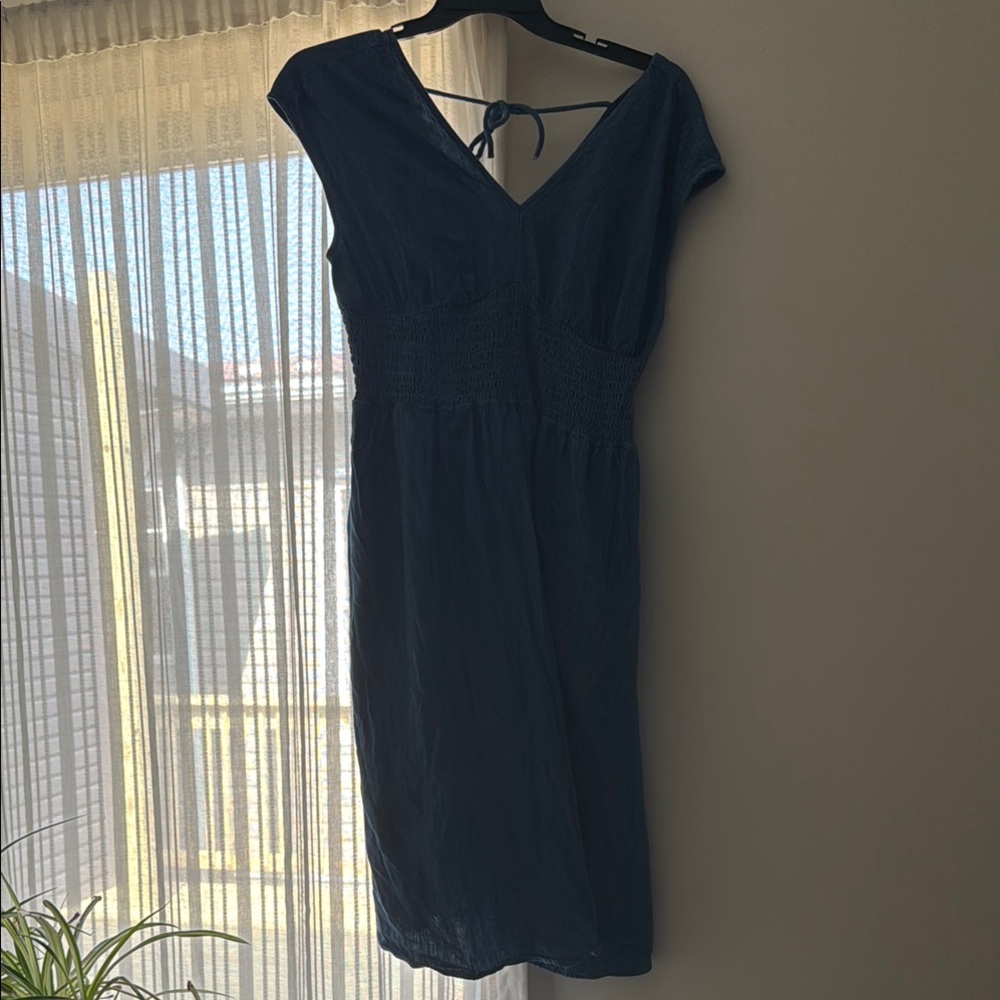 Elegant Blue Women's Dress